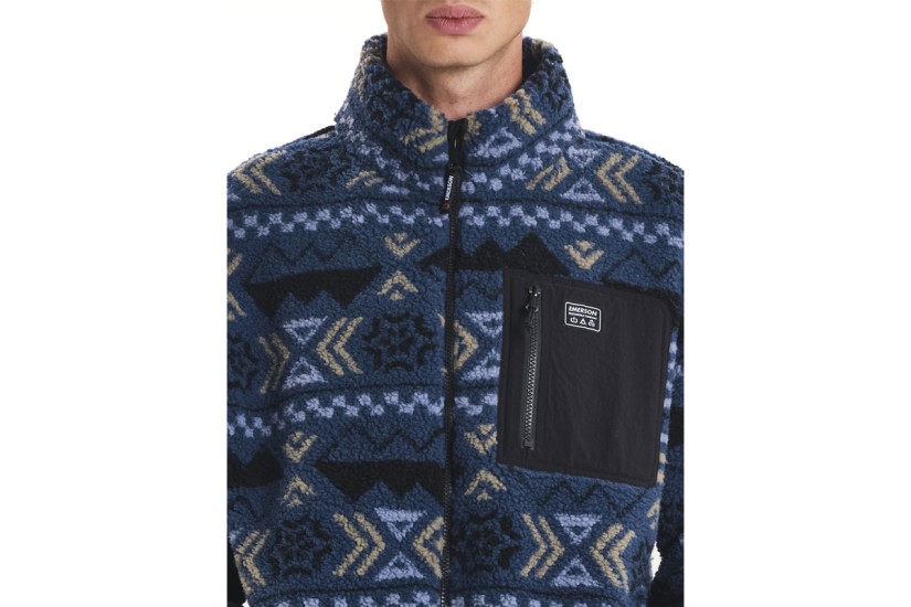 Emerson Ανδρική Ζακέτα Fleece Sherpa Μπλε, Διάφορα χρώματα
