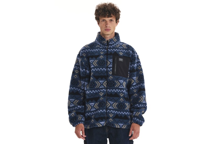 Emerson Ανδρική Ζακέτα Fleece Sherpa Μπλε, Διάφορα χρώματα