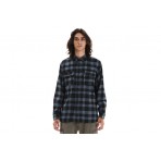 Emerson Button Down Flannel Πουκάμισο Μακρυμάνικο Ανδρικό (252.EM60.10 STONE BLUE-BLACK)