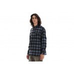 Emerson Button Down Flannel Πουκάμισο Μακρυμάνικο Ανδρικό (252.EM60.10 STONE BLUE-BLACK)