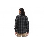 Emerson Checkered Button Down Flannel Πουκάμισο Μακρυμάνικο Ανδρικό (252.EM60.80 D. GREY-BLACK)