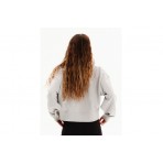 Emerson Cropped Γυναικεία Μακρυμάνικη Μπλούζα με Λαιμόκοψη Γκρι