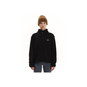 Emerson Half Zip Μπλούζα Fleece Με Φερμουάρ Γυναικεία (252.EW28.41 BLACK)