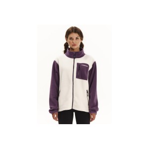 Emerson Ζακέτα Fleece Γυναικεία (252.EW290.37 OFF WHITE-GRAPE P)