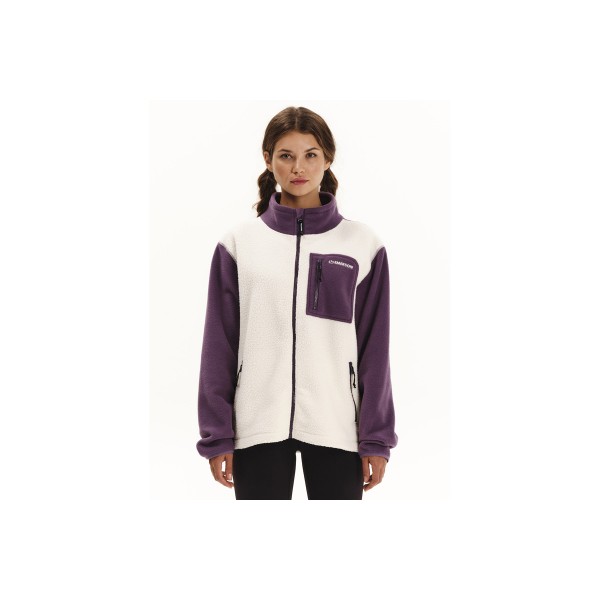 Emerson Ζακέτα Fleece Γυναικεία (252.EW290.37 OFF WHITE-GRAPE P)