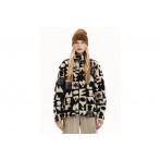 Emerson Γυναικεία Ζακέτα Fleece Sherpa Εκρού, Μαύρη