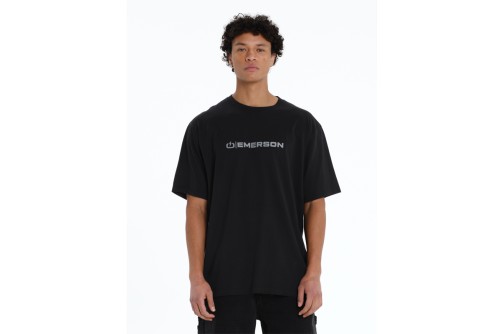 Emerson Logo T-Shirt Ανδρικό (261.EM33.03 BLACK)