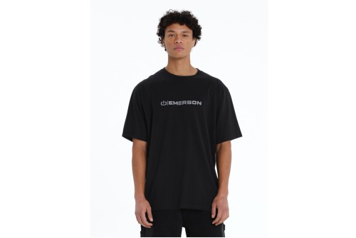 Emerson Logo T-Shirt Ανδρικό (261.EM33.03 BLACK)