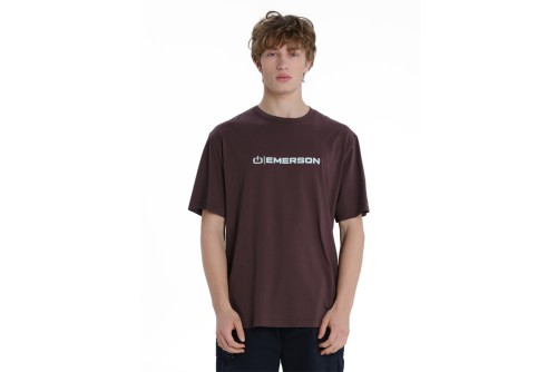 Emerson Logo T-Shirt Ανδρικό (261.EM33.03 VINTAGE WINE)