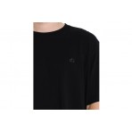 Emerson Solid Ανδρικό Κοντομάνικο T-Shirt Μαύρο