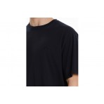 Emerson Solid Ανδρικό Κοντομάνικο T-Shirt Μπλε Σκούρο