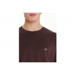 Emerson Solid Ανδρικό Κοντομάνικο T-Shirt Μπορντό