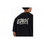 Emerson Ανδρικό Κοντομάνικο T-Shirt Μαύρο, Λευκό