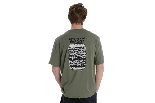 Emerson Snacks T-Shirt Ανδρικό (261.EM33.45 OLIVE GREEN)