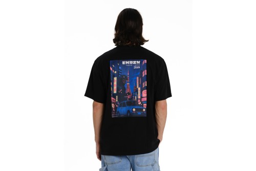 Emerson Tokyo Japan T-Shirt Ανδρικό (261.EM33.66 BLACK)