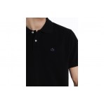 Emerson Ανδρικό Κοντομάνικο Polo T-Shirt Μαύρο