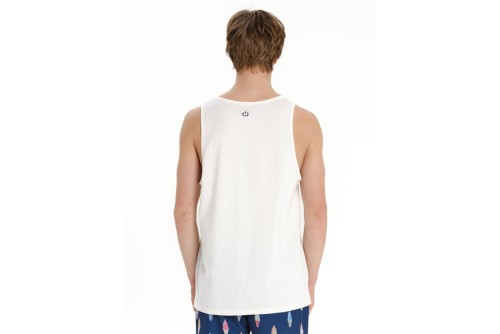 Emerson Logo Μπλούζα Αμάνικη Ανδρική (261.EM37.09 FROSTY WHITE)