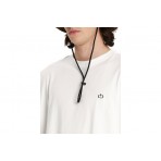 Emerson Logo Embroidery Ανδρική Αμάνικη Μπλούζα Λευκή