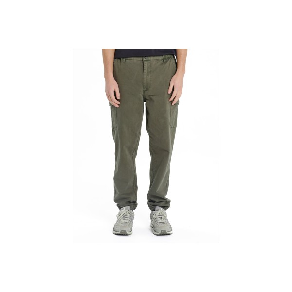 Emerson Half-Elasticated Παντελόνι Cargo Ανδρικό (261.EM42.40 OLIVE)