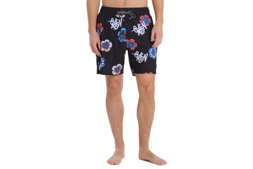 Emerson Recycled Printed Boardshort 45.5Cm Μαγιό Βερμούδα Ανδρικό (261.EM524.28 PR567 BLACK)