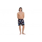 Emerson Recycled Printed Boardshort 45.5Cm Μαγιό Βερμούδα Ανδρικό (261.EM524.28 PR567 BLACK)
