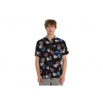 Emerson Printed Πουκάμισο Κοντομάνικο Ανδρικό (261.EM61.03PR PR567B BLACK)