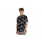 Emerson Printed Πουκάμισο Κοντομάνικο Ανδρικό (261.EM61.03PR PR567B BLACK)