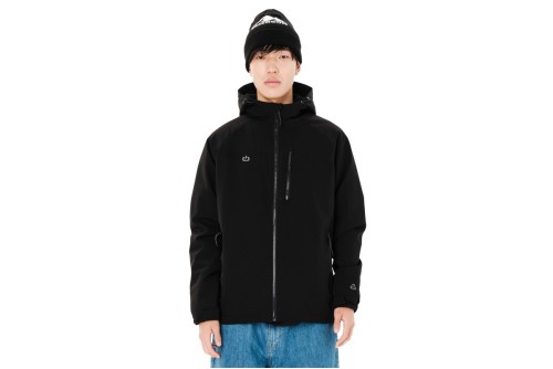 Emerson Hooded Μπουφάν Αντιανεμικό Ανδρικό (262.EM10.16 BLACK)
