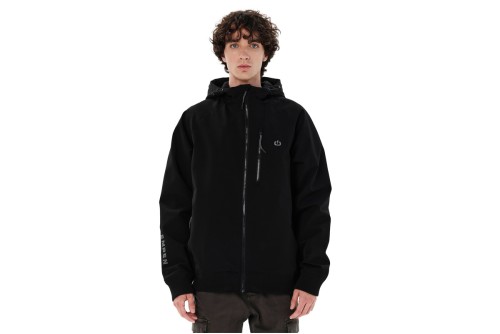 Emerson Hooded Μπουφάν Bomber Ανδρικό (262.EM10.18 BLACK)