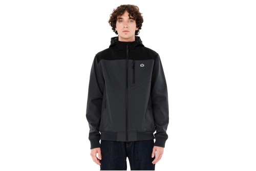 Emerson Bonded Bomber Μπουφάν Αντιανεμικό Ανδρικό (262.EM11.37 D.GREY-BLACK)