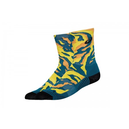 Asics Color Camo Run Crew Sock Κάλτσες Μεσαίου Μήκους 