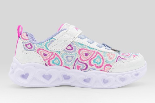 Skechers Heart Lights - Boogie Love Sneakers (303257L-WMLT)