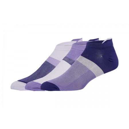 Asics 3 Ppk Color Block Ankle Sock Κάλτσες Κοντές 3-Τεμάχια 