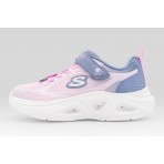 Skechers S Lights Sola Glow 2.0 Παιδικά Sneakers Λευκά, Γκρι, Μωβ