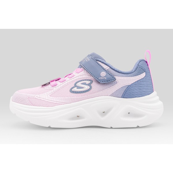 Skechers S Lights Sola Glow 2.0 Sneakers (303729L-GYPK)