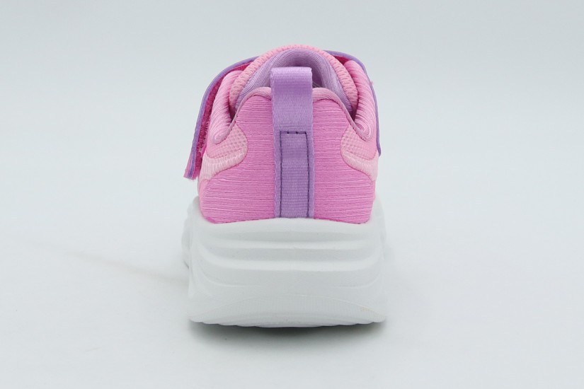Skechers S Lights- Sola Glow 2.0 Βρεφικά Sneakers Ροζ, Λεβάντα, Λευκά