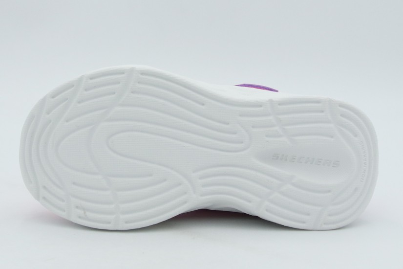 Skechers S Lights- Sola Glow 2.0 Βρεφικά Sneakers Ροζ, Λεβάντα, Λευκά