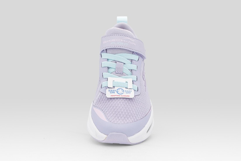 Skechers Air Flight Παιδικά Sneakers Λιλά, Λευκά, Γαλάζια