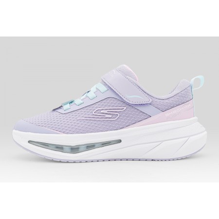 Skechers Air Flight Παιδικά Sneakers Λιλά, Λευκά, Γαλάζια