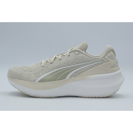 Puma Scend Pro 2 Αθλητικά Παπούτσια για Τρέξιμο Μπεζ, Λευκά