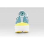 Puma Deviate Nitro 4 Ανδρικά Αθλητικά Παπούτσια για Τρέξιμο Γαλάζια, Κίτρινο Φλούο, Μαύρα, Λευκά