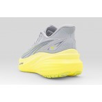 Puma Magmax Nitro 2 Ανδρικά Αθλητικά Παπούτσια για Τρέξιμο Γκρι, Κίτρινο Φλούο