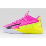 Puma Dagger 2 Μπασκετικά Παπούτσια Ροζ, Λαχανί, Άκουα