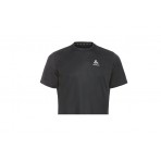 Odlo The Essentials Flyer Ανδρικό Κοντομάνικο T-Shirt Μαύρο