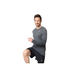 Odlo T-Shirt Crew Neck L-S  Μπλούζα Με Λαιμόκοψη Ανδρική (313932 15700)
