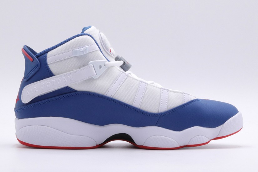 Jordan 6 Rings Ανδρικά Sneakers Λευκά, Μπλε, Κόκκινα