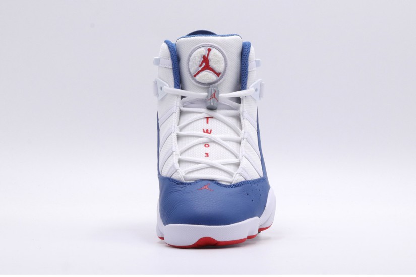 Jordan 6 Rings Ανδρικά Sneakers Λευκά, Μπλε, Κόκκινα
