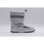 Moon Boot Γυναικείες Μπότες Χιονιού Ασημί