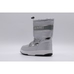 Moon Boot Γυναικείες Μπότες Χιονιού Ασημί