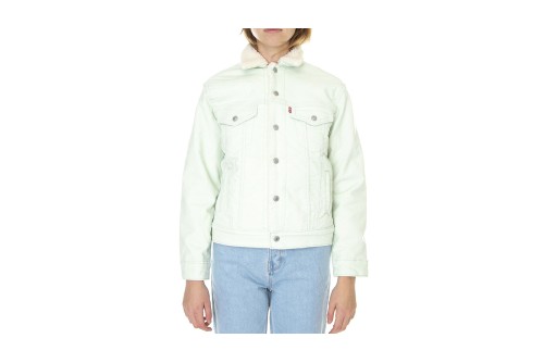 Levi's Ex-Boyfriend Corduroy Sherpa Μπουφάν Τζιν Γυναικείο (361370059)